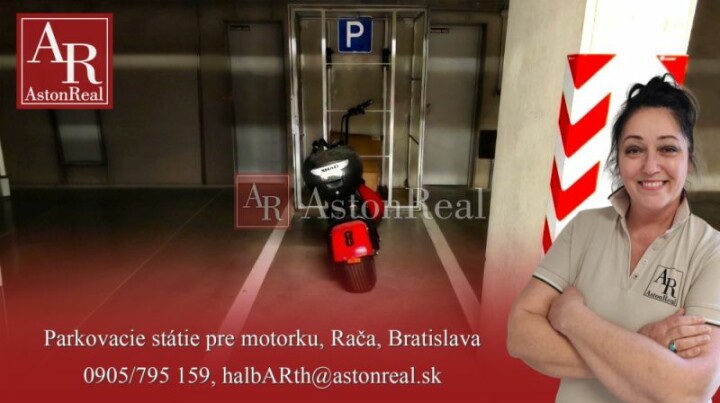 Predaj parkovacieho státia pre motorku v podzemnej garáži, Vrbenského, Bratislava-Rača