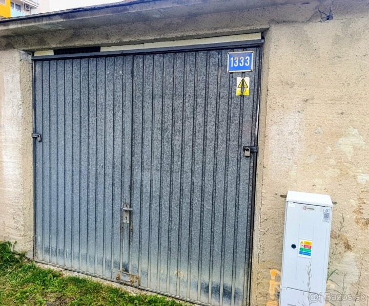 Na predaj garáž s elektrinou v Prešove