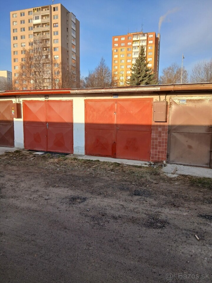 Prenájom garáže na ulici L. Svobodu s elektrinou