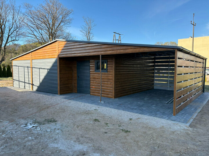 Predaj garáže, skladu a prístrešku s rozmermi 6x6, 3x5 a 3x6