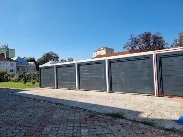 Na predaj novopostavená garáž v uzavretom areáli bytového domu