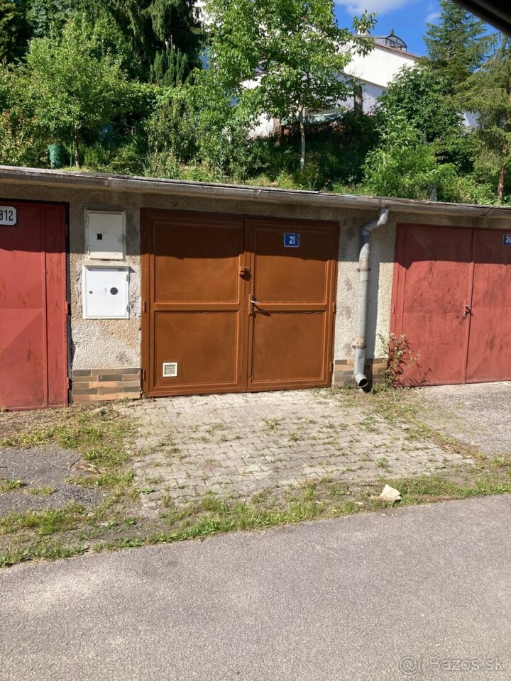 Prenájom garáže na ulici Partizánska