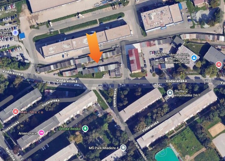 Predaj garáže na Vodárenskej ulici v Košiciach