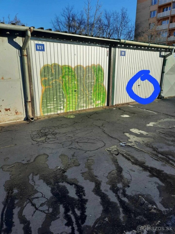 Predaj garáže s elektrickou bránou na Fejovej ulici