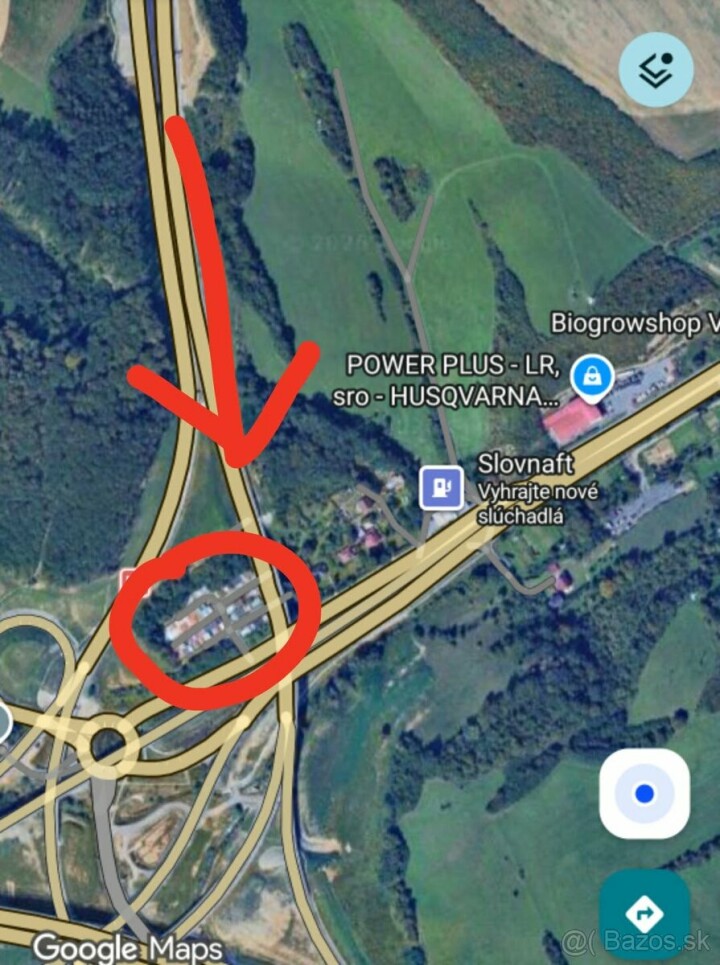 Garáž na prenájom pri Prešove