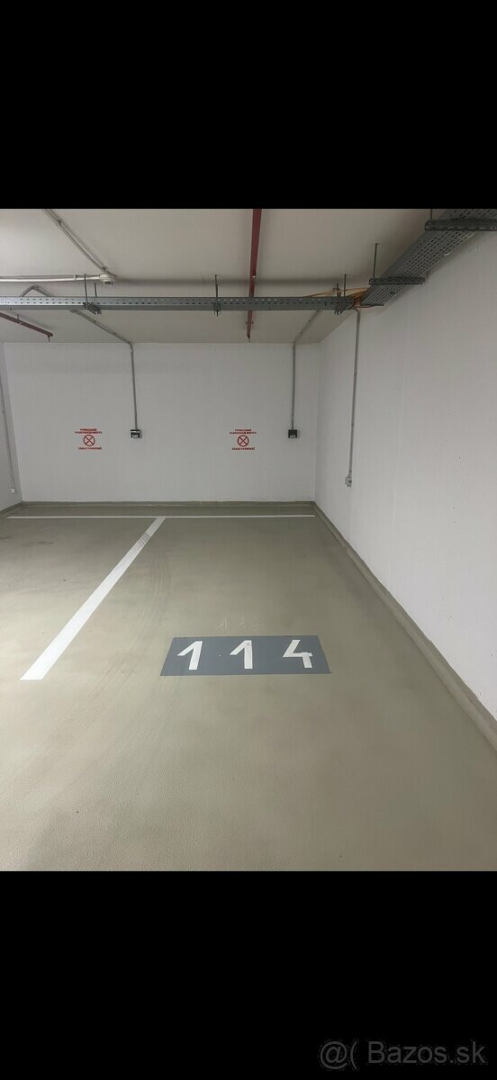 Prenájom parkovacieho miesta č. 114 v Rezidencii Cassovar, Košice