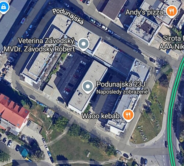 Vonkajšie parkovacie miesto na Podunajskej 23 na predaj