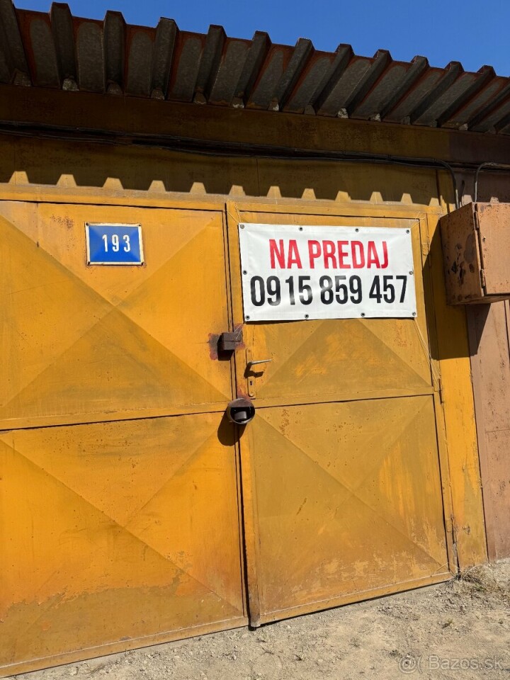 Garáž na predaj na Krakovskej ulici v Košiciach