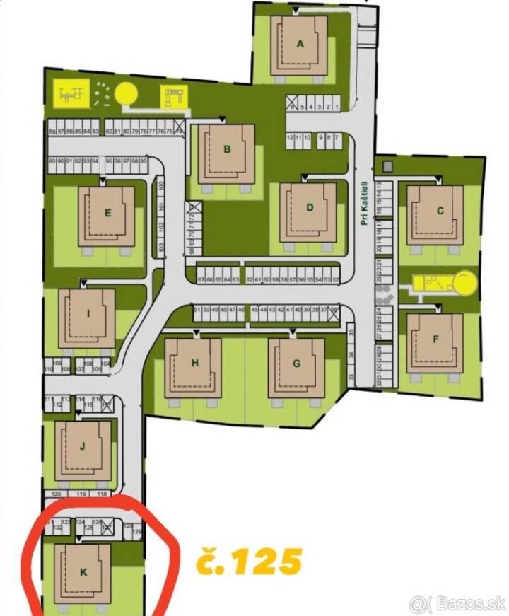 Nitra Kynek - parkovacie miesto