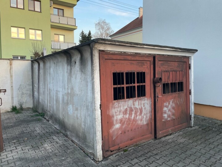Kvalitná prefabrikovaná garáž na predaj vo Zvolene