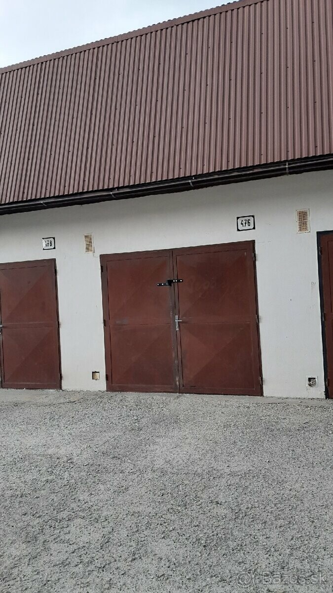 Na predaj priestranná garáž vo Vysokých Tatrách