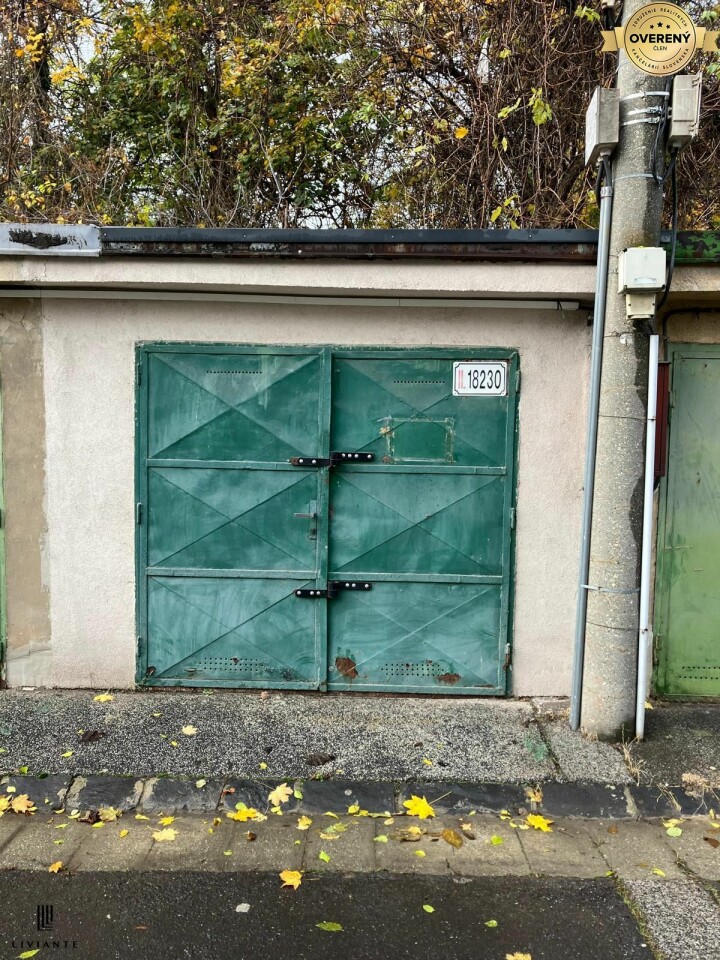 PREDAJ samostatne stojaca garáž– Čipkárska, Bratislava