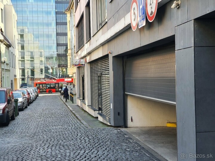 Prenájom parkovacieho miesta v podzemnej garáži v centre Bratislavy