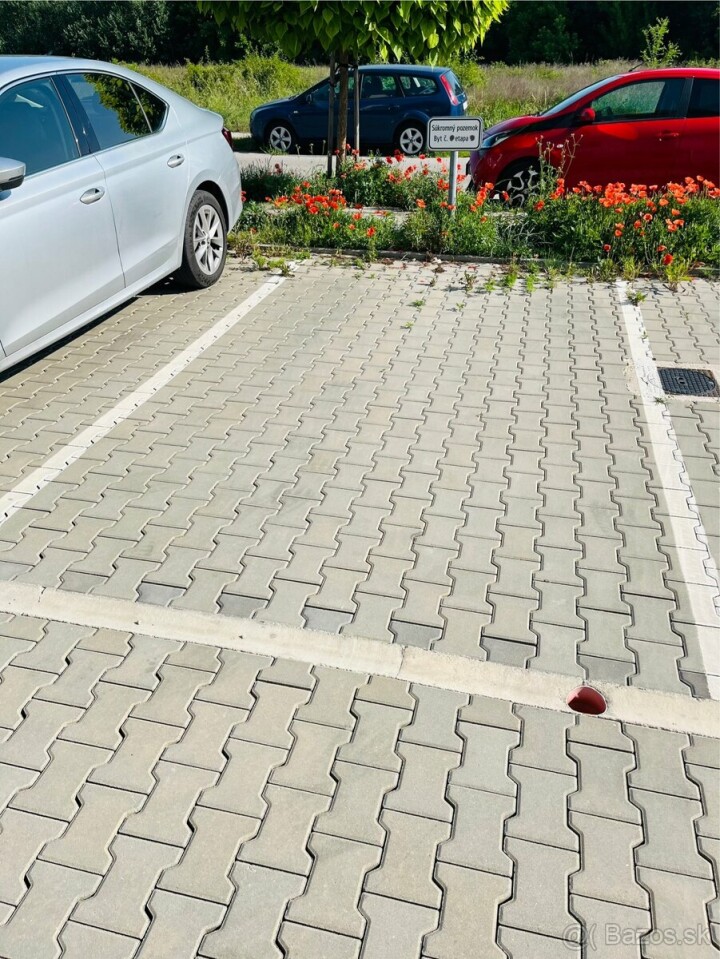 Vonkajšie parkovacie miesto na Malotejedskej ulici v Dunajskej Strede