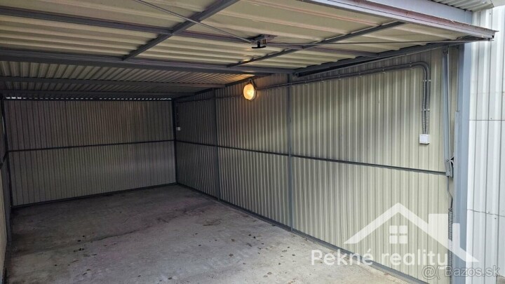 Prenájom priestrannej garáže so skladovým priestorom vo Zvolene