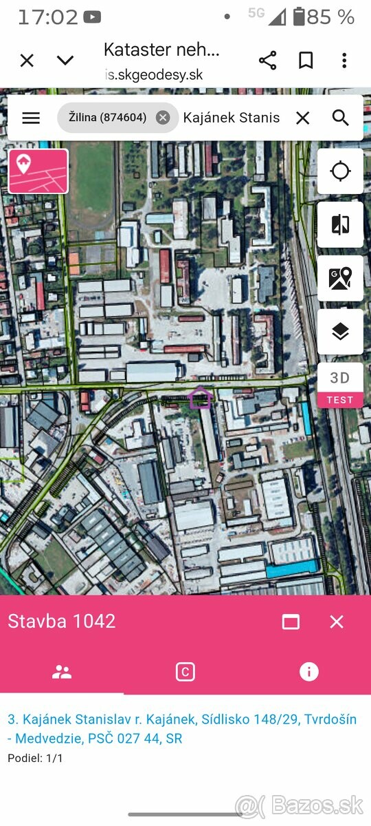 Garáž na predaj v Žiline na Banovskej ceste