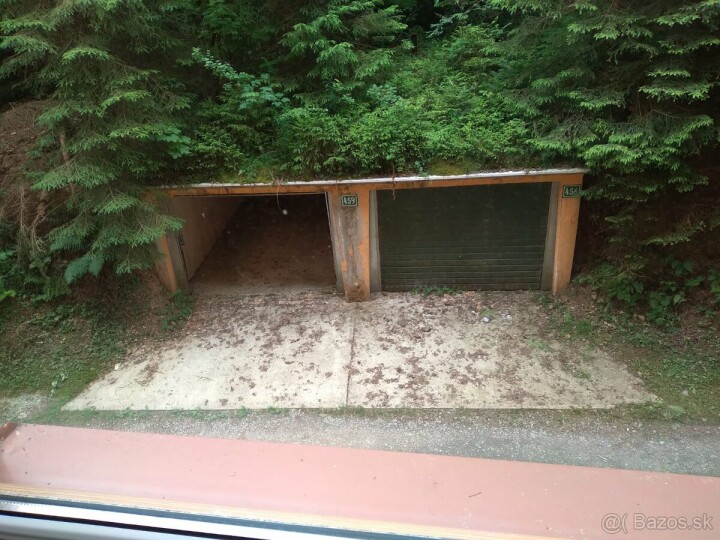 Prenájom garáže v Donovaloch s parkovaním pre rôzne vozidlá