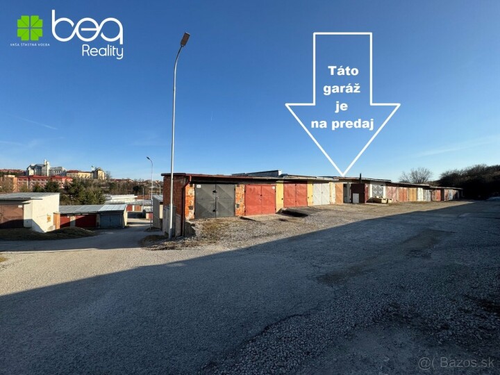 Na predaj: Radová garáž v Levoči, 20 m2 s elektrinou