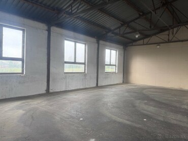 Prenájom skladového priestoru 250 m² v Rakove pri Martine