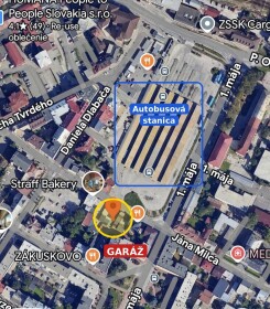 Prenájom samostatnej garáže pri autobusovej stanici v Žiline