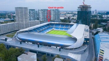Garážové státie na predaj pri Národnom futbalovom štadióne BA