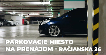 Dlhodobý prenájom parkovacieho miesta v garážovom dome Urban Residence