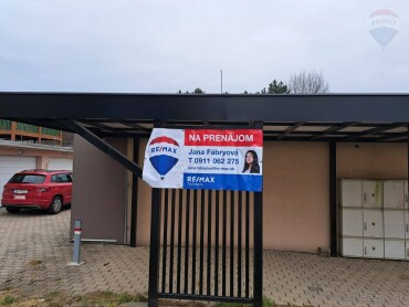 Prenájom prestrešeného uzamykateľného parkovacieho miesta v Prievidzi