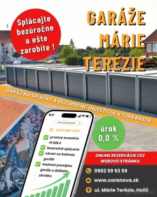 HOLÍČ: GARÁŽ NA PRENÁJOM S MOŽNOSŤOU SPLÁTOK