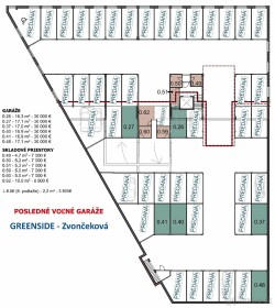 Predaj murovaných garáží v novostavbe na Zvončekovej ulici
