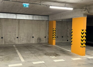 Prenájom extra širokého parkovacieho miesta v podzemnej garáži