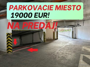Parkovacie miesto v garáži na Tomášikovej ulici v Ružinove