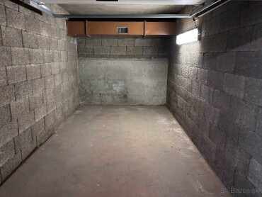 Prenájom garáže v suteréne na Hájiku, Žilina