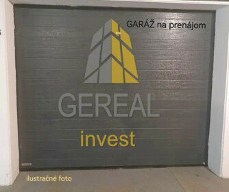 Priestranná garáž na prenájom v novostavbe GREEN SIDE V