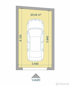 Murovaná garáž na predaj na Petzvalovej ulici, Hájik – s elektrinou a prístupom