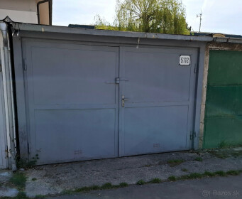 Na predaj garáž v Piešťanoch s pozemkom