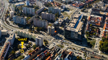 Prenájom garáže v Košiciach pri Auparku