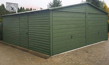 Plechová garáž na predaj 6x9 m