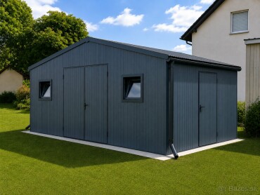 Nová zateplená garáž 7m × 4m s montážou a dopravou