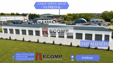 Moderné garáže na predaj v Poprade – 29 - 87 m²