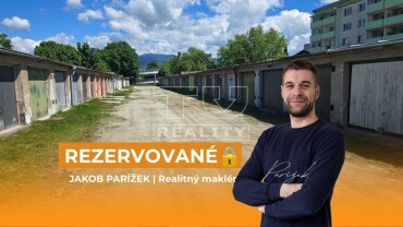 Predaj murovaná garáž v Martine – Sever, Záturčianska ulica