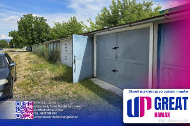 Na predaj - betónová garáž s elektrinou a jamou, ul. Banská, Nové Mesto nad Váhom