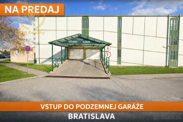 Na predaj samostatná uzatvárateľná garáž s elektrinou - Lotyšská 3A, Vrakúňa