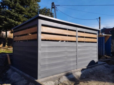 Panelová strieška na odpadky 4m x 2m na predaj