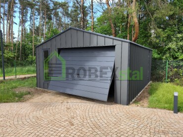 Nová ponuka: Montované garáže z falcovaného plechu, rozmery 5x5,5 m