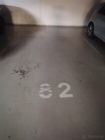 Prenájom parkovacieho státia v podzemnej garáži Jégého alej, Ružinov