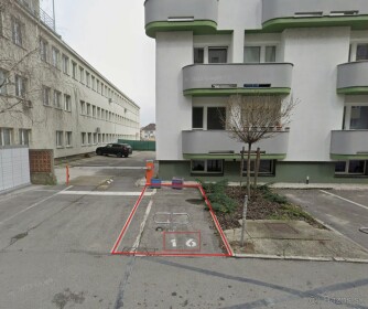 Vonkajšie parkovacie miesto na Ondavskej ulici v Bratislave