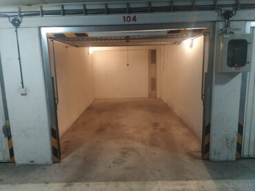 Dlhodobý prenájom garáže v Dúbravke na Bagarovej ulici