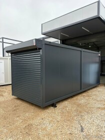 Izolovaná mobilná garáž/kontajner 2,4 x 6 m na predaj