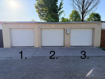 Predaj 3 zrekonštruovaných garáží v Komárne