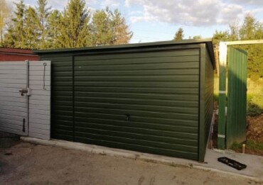 Plechová garáž Premium s rozmermi 4 x 6 m